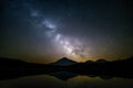 PhotoStock Starry night sky twinkles against a serene dark backdrop