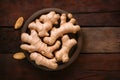 PhotoStock Studio spotlight on ginger aromatic spice ready for culinary magic