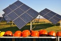 Photovoltaic solar industry Royalty Free Stock Photo