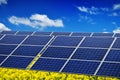 Photovoltaic solar power Royalty Free Stock Photo