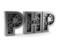PHP concept Royalty Free Stock Photo