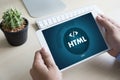 PHP HTML DEVELOPER Web Code design Programmer working in a soft