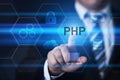 PHP Programming Language Web Development Coding Concept Royalty Free Stock Photo