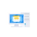 PHP programming vector icon Royalty Free Stock Photo