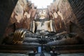 Phra Achana in Wat Si Chum at Sukhothai Historical park, Thailand, Royalty Free Stock Photo