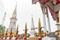 Phra That Anon, an old Thai chedi stupa or pagoda containing relic of Ananda, Yasothon, Thailand