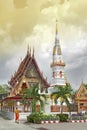Phra That Anon, old Thai chedi stupa or pagoda containing relic of Ananda, Yasothon, Thailand