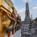 Phra Borom Maha Ratcha Wang, Grand Palace in Bangkok Royalty Free Stock Photo