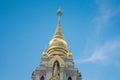 Phra Boromathat Chedi Buddhist pagoda in Chiang Rai Thailand Royalty Free Stock Photo