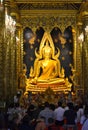 Phra Buddha Chinnarat, Buddha statue in Wat Phra Sri Rattana Mahathat Temple, Phitsanulok