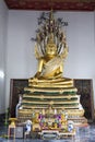 Phra Buddha Chinnasri Muninat in Wat Pho, Bangkok Royalty Free Stock Photo