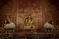 Phra Buddha Sihing in Chapel at Thai Temple