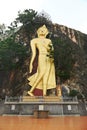 Phra Buddha Wichitman It is a large Buddha image, outdoors, Located at Tham Ruesi Khao Ngu Temple.