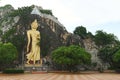 Phra Buddha Wichitman It is a large Buddha image, outdoors, Located at Tham Ruesi Khao Ngu Temple.