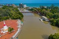 Phra Chedi Klang Nam, Phra Samut Chedi Pak Nam, in Rayong, Thailand