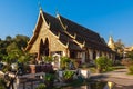 Phra Chedi and Phra Wihan of Wat Chiang Man in Chiang Mai