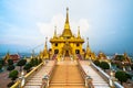 Phra Chulamanee Chedi or Golden Pagoda at Khiriwong Temple