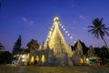 Phra That Doi Kong Mu Temple the most famous place for tourist visit at Mae Hong Son shoot on Twilight time