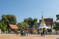 Phra That Kham Kaen,Khon Kaen,Thailand - DEC 09 2017: temple is symbols Khonkaen city,Landmark