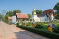 Phra That Kham Kaen,Khon Kaen,Thailand - DEC 09 2017: temple is symbols Khonkaen city,Landmark