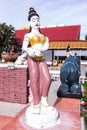 Phra Mae Thorani, Thai angel statue Royalty Free Stock Photo