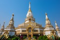 Phra Maha Chedi Chai Mongkol, Beautiful pagoda, Landmark at Roi Et Province, northeastern Thailand
