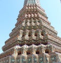 Phra Maha Chedi Si Ratchakan pagodas, Bangkok Thailand