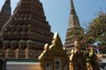 Phra Maha Chedi Si Ratchakan pagodas, Bangkok Thailand