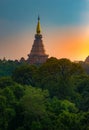 Phra Maha Dhatu Nabha Metaneedol and Nabhapol Bhumisiri The Twin Royal Stupas in Doi Inthanann National Park