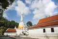 Phra Mahathat Chedi of Wat Kiean Bang Kaew in Khao Chaison District of Phatthalung, Thailand