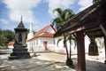 Phra Mahathat Chedi of Wat Kiean Bang Kaew in Khao Chaison District of Phatthalung, Thailand