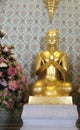Phra Mokkalana gold sculpture