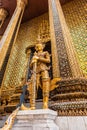 Phra Mondop guardian Royalty Free Stock Photo