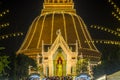 Phra Pathom Chedi Festival,Nakhon Pathom,Thailand on November20,2018:Phra Ruang Rodjanarith,a standing Buddha image in Granting Pa Royalty Free Stock Photo