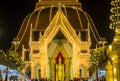 Phra Pathom Chedi Festival,Nakhon Pathom,Thailand on November20,2018:Phra Ruang Rodjanarith,a standing Buddha image in Granting Pa Royalty Free Stock Photo