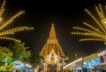 Phra Pathom Chedi Festival,Nakhon Pathom,Thailand on November20,2018:Phra Ruang Rodjanarith,a standing Buddha image in Granting Pa Royalty Free Stock Photo