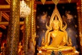 Phra Phuttha Chinnarat Buddha Image at Wat Phra Si Rattana Mahathat Temple in Phitsanulok, Thailand