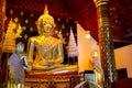 Phra Phuttha Chinnasi Buddha Image at Wat Phra Si Rattana Mahathat Temple in Phitsanulok