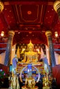 Phra Phuttha Chinnasi Buddha Image at Wat Phra Si Rattana Mahathat Temple in Phitsanulok