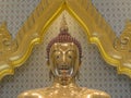 Golden Buddha statue in Phra Maha Mondop | Wat Traimit , Bangkok Royalty Free Stock Photo