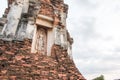 Phra Prang Sam Yot, The city of monkey in Lopburi. Royalty Free Stock Photo