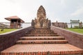 Phra Prang Sam Yot, The city of monkey in Lopburi Royalty Free Stock Photo