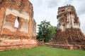 Phra Prang Sam Yot, The city of monkey in Lopburi Royalty Free Stock Photo