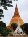 Phra Prathomchedi at Nakhon pathom. The Biggest Pogoda in the past of Thailand History.Nakhon pathom, Thailand, 8th May.2022 Royalty Free Stock Photo