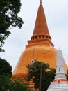 Phra Prathomchedi at Nakhon pathom. The Biggest Pogoda in the past of Thailand History.Nakhon pathom, Thailand, 8th May.2022 Royalty Free Stock Photo