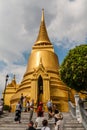 Phra Sri Rattana Chedi, a stupa in Sri Lankan style, in the Temple of Emerald Buddha, Grand Palace, Bangkok