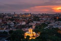 Phra Sumen Fort. Grand Palace, Wat Pho, and thai architectures.