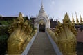 Phra, Thailand - January 12 2023: Wat Phra That Suthon Mongkhon Khiri