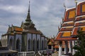 Phra Wiharn Yod at Temple of the Emerald Buddha in Bangkok, Thailand