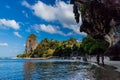 PhraNang Cave beach in Krabi Thailand